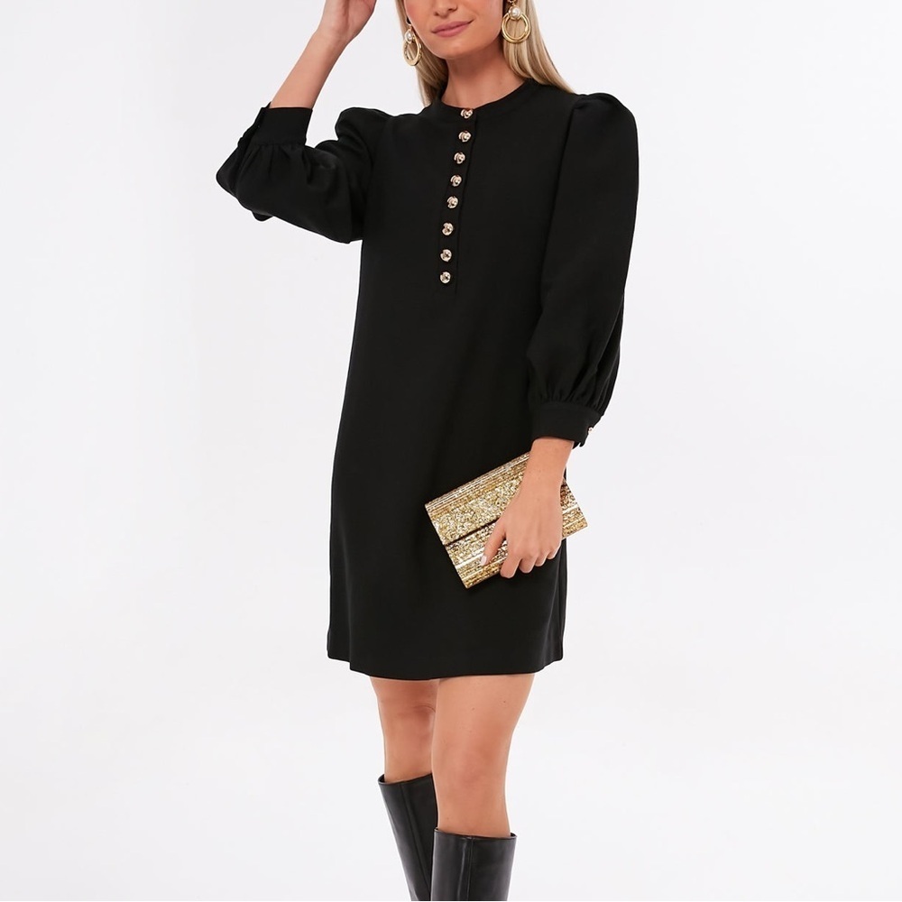 Tuckernuck Pomander‎ Place Black Samantha Mini Dress Sz S